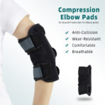 Tennis Elbow Brace Women Men,Elbow Sleeve Brace for Tendonitis,  Neoprene Compression Wrap, Golfer's Elbow, Bursitis, Sprains, Cubital Tunnel Syndrome(JD002E) - Image 2
