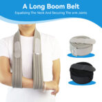 Adjustable Arm Sling, Arm Support Strap, Shoulder Immobilizer for Injured Arm Elbow, Broken Collarbone, Torn Rotator Cuff, Left Right, Men Women(JD001AS) - Image 6