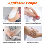 Elbow Brace with L-Shaped Aluminum Stabilizers,Men Women Adjustable Elbow Support with Arm Sling,Wrap Cubital Splint for Broken Fractures Sprains Post Surgery Recovery(JD101E) - Image 8