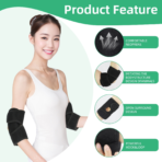Adjustable Elbow Brace for Tennis and Golf,Men Elbow Compression Sleeve Arm Support with Forearm Wrap, Women Cubital Splint for Tendonitis,Bursitis (JD011E) - Image 4