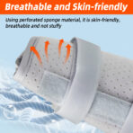 Elbow Brace with L-Shaped Aluminum Stabilizers,Men Women Adjustable Elbow Support with Arm Sling,Wrap Cubital Splint for Broken Fractures Sprains Post Surgery Recovery(JD101E) - Image 5