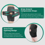 Knee Support Brace with Side Stabilizer for Women,Men Knee Wrap Compression for ACL, Meniscus Tear,Pain Relief（JD102KN） - Image 5