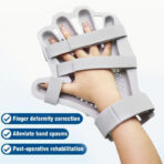 Hand Wrist Orthosis,Separate Finger Splint with arm brace, FingerboardTraining Stroke Device Therapy for Both Finger Fractures, Wounds, Hemiplegia(JD002H) - Image 2