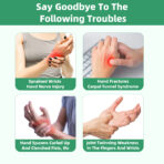 Stroke Resting Hand Splint,Right&Left Resting Hand Splint with Finger Separator,Night Splint Wrist Finger Brace for Carpel Tunnel Pain,Sprain Fracture,Tendonitis(JD003H) - Image 4