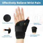 Wrist Brace Thumb Stabilizer for Men and Women,Carpal Tunnel Wrist Guard,Thumb Splint for Left and Right Hands(JD201W) - Image 4