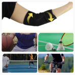 Tennis Elbow Brace,Adjustable Arm Support Compression Sleeves, Ideal for Tendonitis Bursitis and Elbow Sprains Forearm Wrap for Men and Women(JD012E) - Image 8
