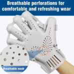 Hand Wrist Orthosis,Separate Finger Splint with arm brace, FingerboardTraining Stroke Device Therapy for Both Finger Fractures, Wounds, Hemiplegia(JD002H) - Image 4