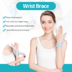 Wrist Brace for Thumb Splint Right Hand, Wrist Support and Finger Splint,Thumb Brace for Quervain's Disease, Thumb Strain, Fractures, and Tenosynovitis(JD218W) - Image 7