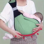 Mesh Breathable Baby Carrier Simple Scarf Baby Waist Stool Newborn Carrier Horizontal Bag Strap Baby Artifact(JD001BS) - Image 3