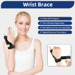 Thumb Brace Stabilizer, Thumb spica Splint for Osteoarthritis, Tendonitis, Arthritis Relief,CMC Joint Thumb Support Braces(JD051FS) - Image 3
