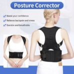 Back support Posture Corrector Men And Women Shoulder Lumbar Posture Corrector Adjustable Comfortable Back Correctors back Posture corrector(JD016P) - Image 2