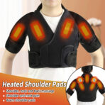 Electric heating shoulder guard cervical vertebra waistcoat sleeping warm shoulder heating therapy shoulder and neck hot compress shoulder pain massage artifact(JD001S) - Image 4