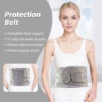 Lower Back Support With Belt Support, Aluminum Plate Support Can Relieve Waist Pain And Prevent Injuries(JD080B) - Image 2