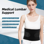 Back Brace for Lower Back Support,Unisex Lumbar Support Belt for Herniated Disc, Muscle Strain, Sprains, Fractures, and Recovery, Breathable and Adjustable Waist Protector(JD028B) - Image 2