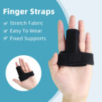 Middle Trigger Finger Support Brace,Adjustable Finger Splint For Fractures,Broken Ring Finger Straightener Immobilizer for Arthritis, Tendonitis,Tenosynovitis(JD016FS) - Image 4