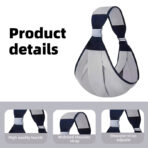 Mesh Breathable Baby Carrier Simple Scarf Baby Waist Stool Newborn Carrier Horizontal Bag Strap Baby Artifact(JD001BS) - Image 7
