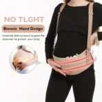 Maternity Belt for Back and Abdomen Support, Adjustable Belly Support Bands for Pregnant,Women Prepartum Belly Band(JD011PB) - Image 3