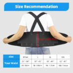 Lower Back Brace with Suspenders,Back Support Belt for Men Women,Adjustable Work Waist Support for Moving Construction Warehouse Heavy Lifting & other Industrial Activities Safety & Protection（JD005B） - Image 9