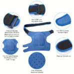 Shoulder Brace for Women Men Shoulder Pain Bandage Neoprene Blue Left Right Adjustable Compression for Arthritic Tendinitis Bursitis(JD007S) - Image 4