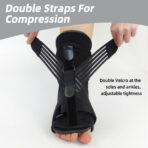 Adjustable Foot Drop Orthosis Brace Ankle Support Plantar Fasciitis Stroke Sports Injury Fracture Splint Stabilizer（JD008A） - Image 3
