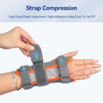 Wrist Brace With Adjustable Strap And Metal Bracket Stabilizer - Universal For Men And Women, For Right And Left Hands(JD102W) - Image 3