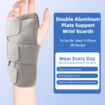 Carpal Tunnel Wrist Brace Night Support,Adjustable Wrist Wrap Support with Double Splint,Hand Brace For Pain Relief, Injuries, Sprains(JD001W) - Image 7