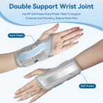 Adjustable Wrist Brace for Carpal Tunnel,Wrist Support for Men and Women,Thumb Brace for Tendinitis, Arthritis, Right Hand(JD101W） - Image 6