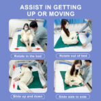 Transfer Board for Wheelchair, Vehicle, and Bed Transfers, Slide Tubular Sheet,Beds Care Sliding Pad Aid Turning Moving for Elderly,Patients, Handicap and Limited Mobility (JD107TB) - Image 2