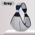 Mesh Breathable Baby Carrier Simple Scarf Baby Waist Stool Newborn Carrier Horizontal Bag Strap Baby Artifact(JD001BS) - Image 4