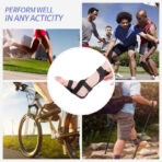 Ankle Foot Orthosis,Drop Foot Orthosis, Adjustable Ankle Stabiliser, Foot Support Correction Splint, for Foot Drop, Nerve Injury, Foot Position, Relieve Pain, Left Right（JD011F） - Image 3