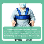 Wheelchair Seatbelt,Elderly Support Strap for Prevent Falls and Tilting, Wheelchair Restraint Belt for Patients (JD103TB) - Image 7