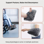 Foot Shaped Pillow Foot Support Pillow Heel Protector Pain Relief Foot Pillow For Pressure Sores（JD011A） - Image 4