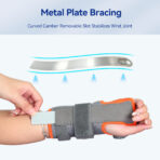 Wrist Brace With Adjustable Strap And Metal Bracket Stabilizer - Universal For Men And Women, For Right And Left Hands(JD102W) - Image 4