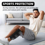Calf Brace for Men and Women, Adjustable Shin Splint Support, Lower Leg Compression Wrap Increases Circulation,Pain Relief （JD001L） - Image 5