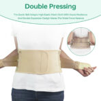 Back Brace Support Belt,Adjustable Waist Support Straps,Lower Back Brace with Removable Lumbar Pad for Men & Women(JD102B) - Image 7