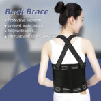 Men Back Brace for Work,Lumbar Support Belt for Women, Lower Back Brace for Pain Relief, Sciatica Belt for Weightlifting and Gardening, High Elasticity Waist Support(JD024B) - Image 2