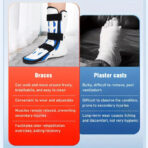 Ankle Brace, Foot Drop Orthosis,Breathable Ankle Splint Support, Walking Boot for Broken Foot（JD003F-1） - Image 11
