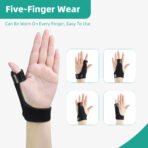 Wrist Brace for Thumb Sprains,Fractures,Tenosynovitis and Pain Relief, Adjustable Thumb Spica Splint Fits Left and Right Hand, Wrist Support with Thumb Splint(JD017FS) - Image 4