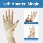 Adjustable Thumb Spica Splint,Thumb Wrist Brace for Women and Men,Hand Brace for Tendonitis, Arthritis, De Quervain，Tenosynovitis(JD035FS) - Image 6