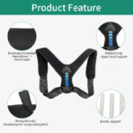 Posture Corrector For Men And Women Kids - Adjustable Upper Back Brace For Clavicle To Support Neck, Back And Shoulder(JD103P) - Image 5