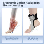 Ankle Stabilizer Foot Drop Splint Night Splint Ankle Foot Brace Splints for Drop Foot Wearable Shoe（JD001F） - Image 6