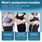 Postpartum Belly Band,Women Abdominal Binder,Postpartum Girdle Belly Wrap Supports Recovery After C-Section, Strengthens Waist Trainer(JD101PB) - Image 3