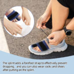 Toe Splint Hammer Toe Corrector, Fractured Toe Support, Curled Toe,Hallux Valgus Toe, Adjustable Bent Toe Fixation Splint Metal Support Bracket, Bunion Corrector For Men And Women(JD005T) - Image 7