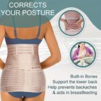 3 in 1 Postpartum Belly Band,Abdominal Support Girdle Recovery Belly/ waist/pelvis Belt,C-Section Breathable Belly Binder(JD103PB) - Image 4