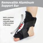 Adjustable Foot Drop Orthosis Brace Ankle Support Plantar Fasciitis Stroke Sports Injury Fracture Splint Stabilizer（JD008A） - Image 5