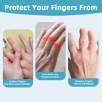 Middle Trigger Finger Support Brace,Adjustable Finger Splint For Fractures,Broken Ring Finger Straightener Immobilizer for Arthritis, Tendonitis,Tenosynovitis(JD016FS) - Image 2