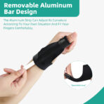 Wrist Brace for Thumb Sprains,Fractures,Tenosynovitis and Pain Relief, Adjustable Thumb Spica Splint Fits Left and Right Hand, Wrist Support with Thumb Splint(JD017FS) - Image 3
