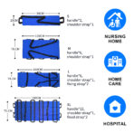Positioning bed Pad with Handles,Hospital Transfer Belt Patient Sheet,Bed Pad for Easy Positioning and Transportation(JD003FA) - Image 5