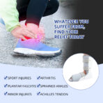 Walking Boot,Breathable Comfortable Ankle SplintAdjustment Foot Drop Support Brace Stable Foot Ankle Support Fracture Boot（JD004F） - Image 10