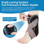 Ankle Brace with Side Stabilizers Modvel Foot for Sprained Ankle Compression Sleeve - Plantar Fasciitis Relief（JD005A） - Image 3